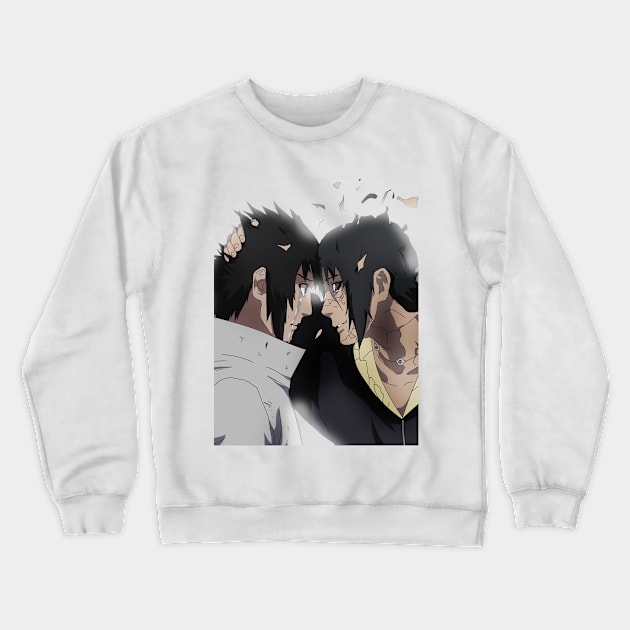 Sasuke e Hitachi family Love Crewneck Sweatshirt by Gekko19909